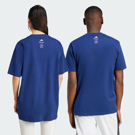 ADIDAS ORIGINALS T-shirt graphique Lounge Drink Dark Blue HOMME
