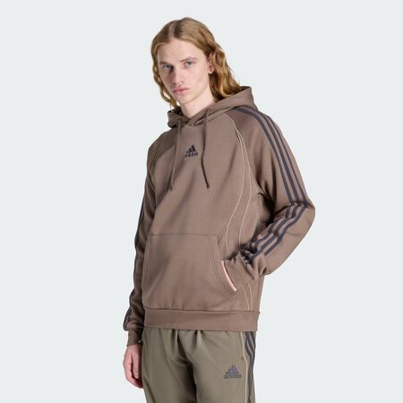 ADIDAS ORIGINALS Adicolor Teamgeist Cut Line Hoodie Blanch Brown MEN