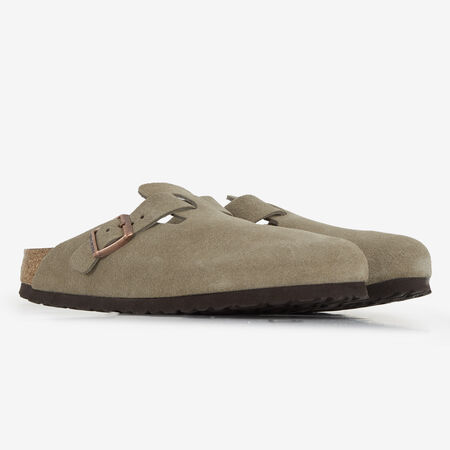 BIRKENSTOCK boston BOSTON SUEDE TAUPE TAUPE WOMEN