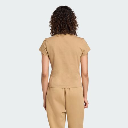 ADIDAS ORIGINALS T-shirt slim Essentials Cardboard FEMME