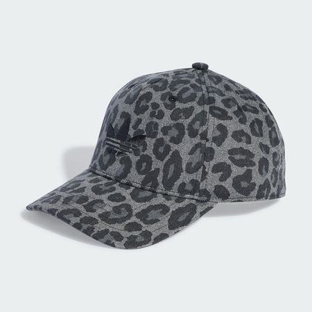 ADIDAS ORIGINALS Casquette Leopard Baseball Carbon / Black MIXTE