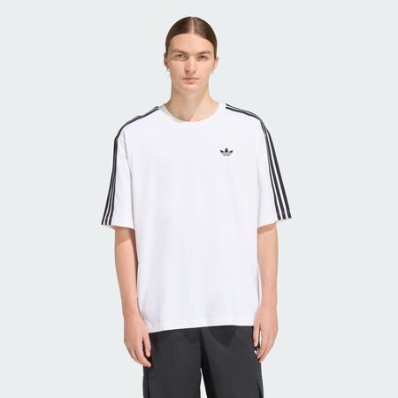 ADICOLOR 3-STRIPES OVERSIZED TEE : White