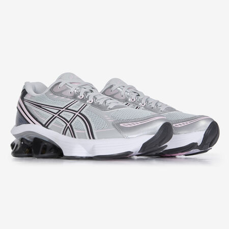 ASICS GEL-KINETIC FLUENT GRIS/ROSE FEMME