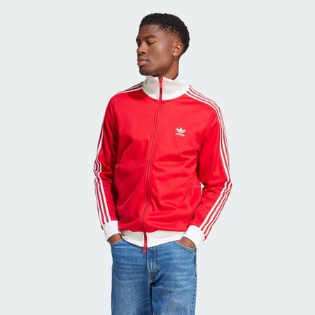 Veste de survêtement Adicolor Classique : Better Scarlet / White