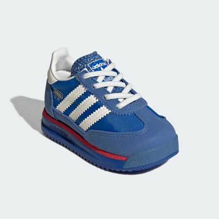 ADIDAS ORIGINALS Chaussure lacets élastiques SL 72 RS Enfants Blue / Core White / Better Scarlet BÉBÉ