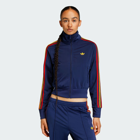 ADIDAS ORIGINALS VESTE DE SURVÊTEMENT FIREBIRD CLASSIC Dark Blue / Team Power Red 2 / Crew Yellow FEMME