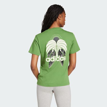 ADIDAS SPORTSWEAR T-shirt graphique adidas x FARM Crew Green FEMME