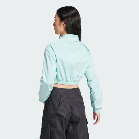 ADIDAS ORIGINALS Veste de survêtement courte Adicolor Teamgeist Semi Flash Aqua FEMME