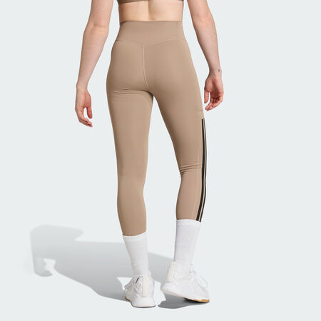 ADIDAS ORIGINALS Legging long 3 bandes Optime Chalky Brown FEMME