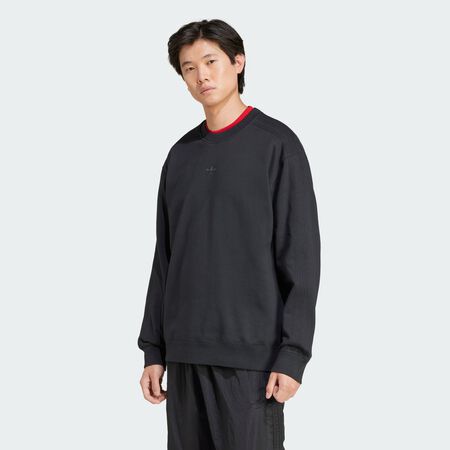 Premium Essentials Crew Sweatshirt : Black