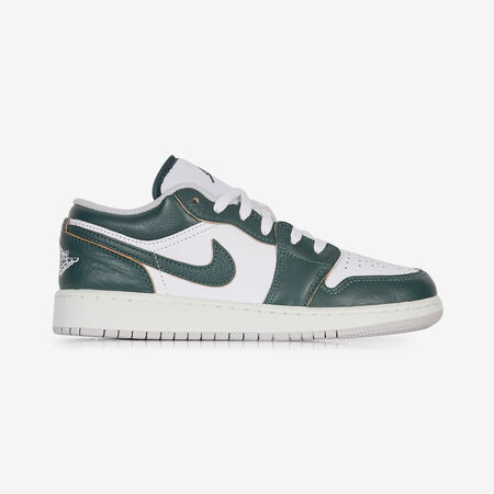 AIR JORDAN 1 LOW : WHITE/GREEN