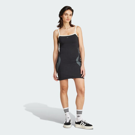 ADIDAS ORIGINALS Flames Tank Dress Black WOMEN