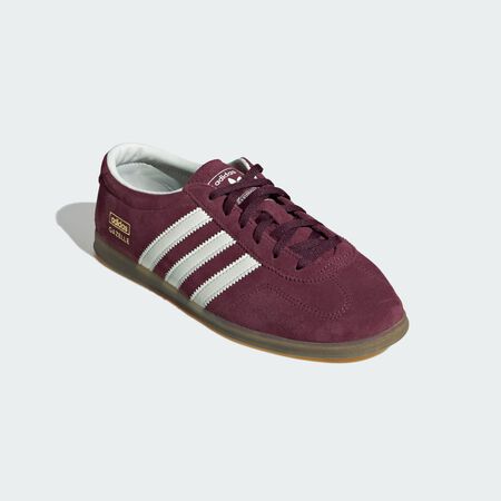 ADIDAS ORIGINALS GAZELLE LO PRO SHOES Maroon / Core White / Gum UNISEX