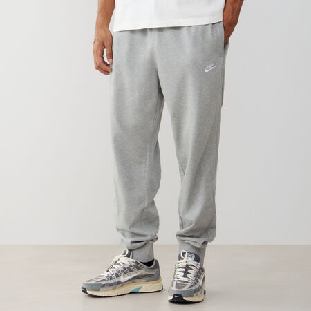 NIKE PANT JOGGER CLUB KNIT GREY/WHITE MEN
