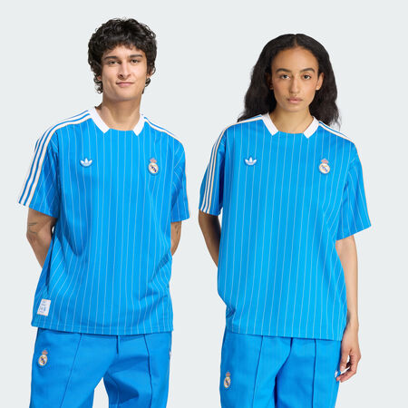 ADIDAS ORIGINALS MAILLOT REAL ICON BLEU/BLANC HOMME