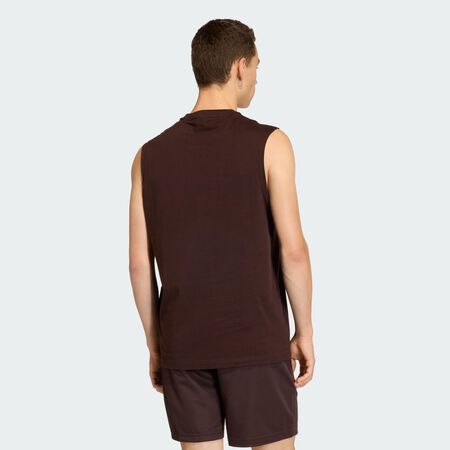 ADIDAS ORIGINALS TREFOIL ESSENTIALS SLEEVELESS TEE Aurora Coffee MEN