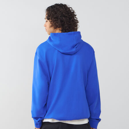 JORDAN HOODIE CENTERED LOGO DRI-FIT BLEU/NOIR HOMME