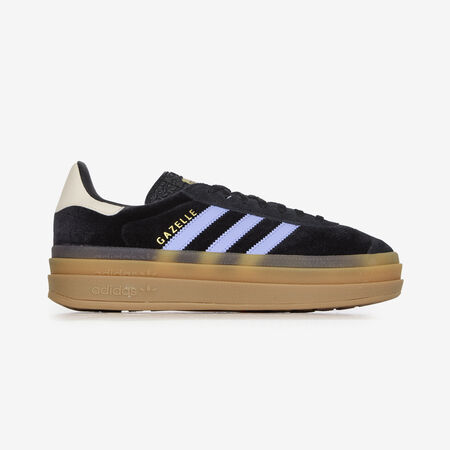 ADIDAS ORIGINALS gazelle GAZELLE BOLD VELVET NOIR/BLEU JUNIOR