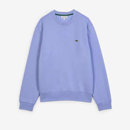 LACOSTE SWEAT CREW CLASSIC LOGO PURPLE/GREEN MEN