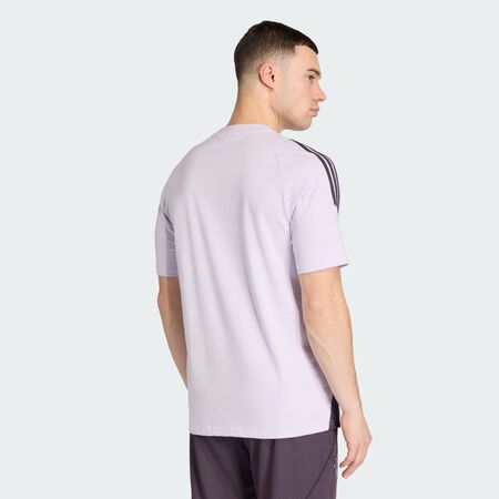 ADIDAS PERFORMANCE Manchester United Tiro 25 Competition Cotton Tee Purple Tint / Aurora Black MEN