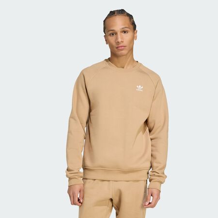 ADIDAS ORIGINALS Sweat-shirt ras-du-cou Trèfle Essentials Beige HOMME