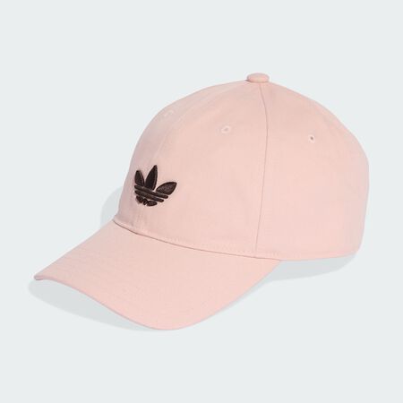 ADIDAS ORIGINALS Adicolor Classic Trefoil Baseball Cap Sandy Pink UNISEX