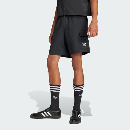 ADIDAS ORIGINALS SHORT CARGO WOVEN BLACK/WHITE MEN