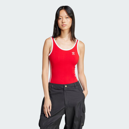 ADIDAS ORIGINALS Adicolor 3-Stripes Bodysuit Better Scarlet WOMEN