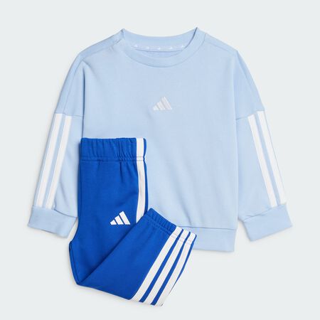 ADIDAS SPORTSWEAR Essentials Joggers Set Kids Glow Blue / White TODDLERS