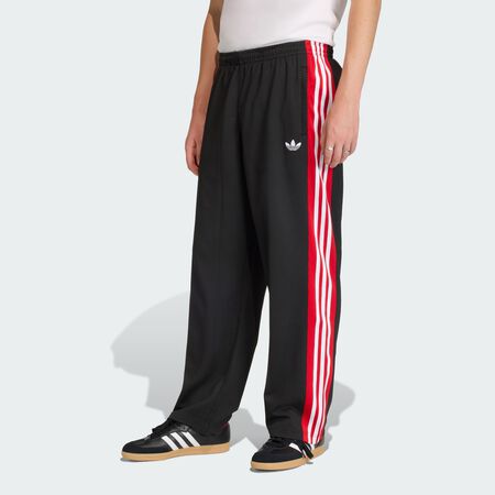 LOOSE MESH TRACKPANTS : Black