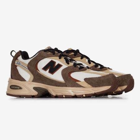 NEW BALANCE 530 530 SUEDE BLANC/MARRON FEMME
