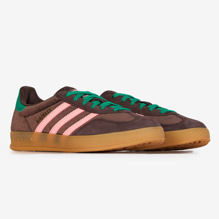 ADIDAS ORIGINALS gazelle GAZELLE INDOOR VELVET BROWN/PINK WOMEN