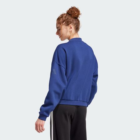 ADIDAS SPORTSWEAR Veste bomber Essentials Contemporary Logo Dark Blue FEMME