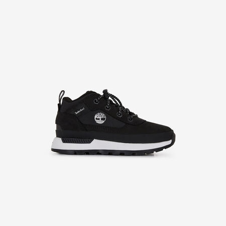 TIMBERLAND field trekker FIELD TREKKER LOW SPLIT LOGO NOIR/BLANC BLACK/WHITE BABIES