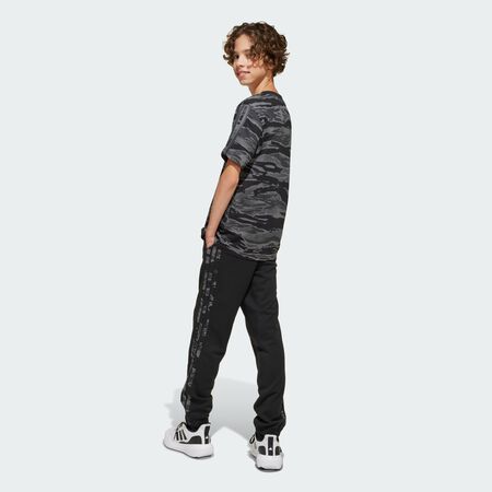 ADIDAS SPORTSWEAR Pantalon Camo Seasonal Essentials Enfants Black / Multicolor JUNIOR