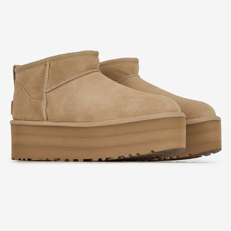 UGG classic mini CLASSIC ULTRA MINI PLATFORM BEIGE WOMEN