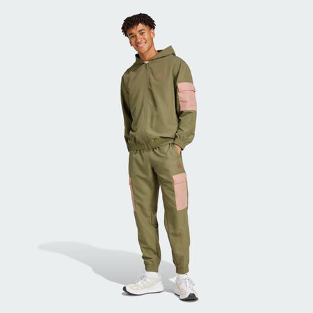 ADIDAS ORIGINALS Survêtement cargo toile Sportswear Olive Strata HOMME