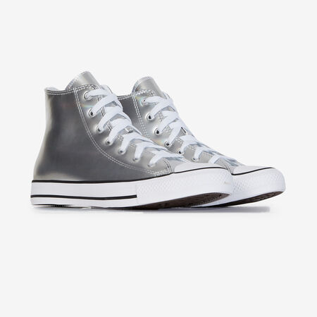 CONVERSE chuck taylor all star CHUCK TAYLOR ALL STAR HI SHINE SILVER JUNIOR
