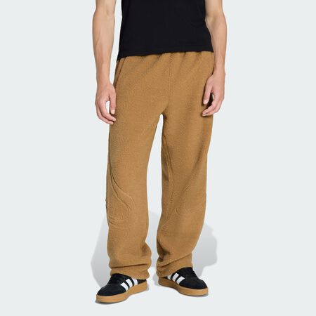 ADIDAS ORIGINALS PANTALON DE SURVÊTEMENT TEAMGEIST EN MOLLETON BORG Cardboard HOMME