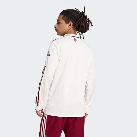 ADIDAS PERFORMANCE Arsenal 25/26 Long Sleeve Third Authentic Jersey Cloud White / Team Coll Burgundy 2 MEN