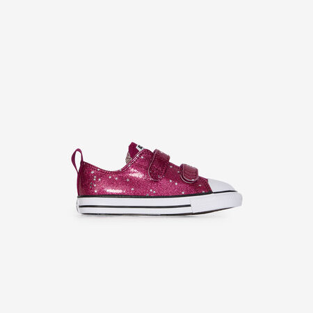 CONVERSE CHUCK TAYLOR ALL STAR OX CF GLITTER PINK/WHITE BABIES