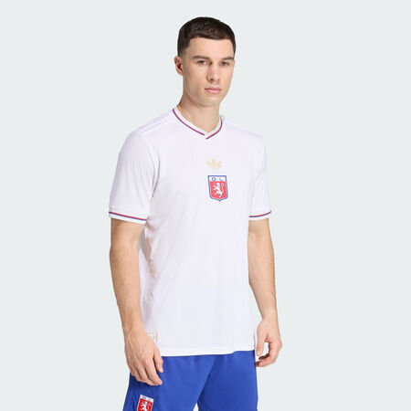ADIDAS PERFORMANCE Olympique Lyonnais Anniversary Jersey White MEN