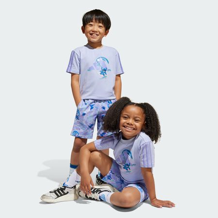 ADIDAS SPORTSWEAR ADIDAS DISNEY LILO & STITCH T-SHIRT SET Violet Tone / Light Purple TODDLERS