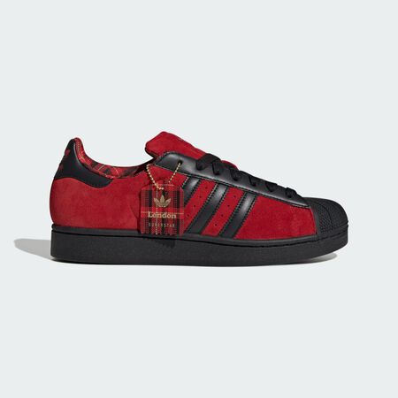 ADIDAS ORIGINALS Chaussure SUPERSTAR II Better Scarlet / Core Black / Matte Gold MIXTE