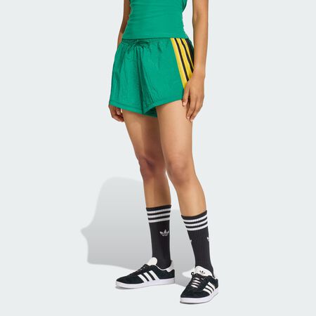 ADIDAS ORIGINALS SHORT TISSÉ SANTIAGO Bold Green FEMME
