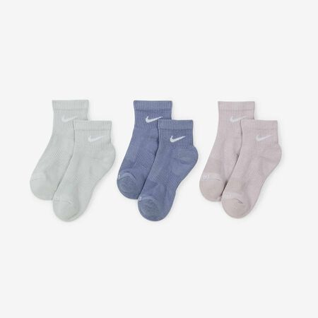NIKE CHAUSSETTES X3 EVERYDAY MID GREY UNISEX