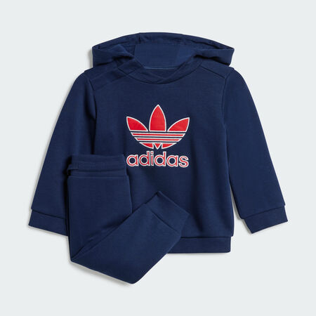 ADIDAS ORIGINALS Ensemble haut à capuche grand logo Execution Night Indigo CADET