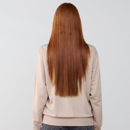 ADIDAS ORIGINALS JACKET FZ TRACKTOP FIREBIRD BEIGE/BLEU FEMME