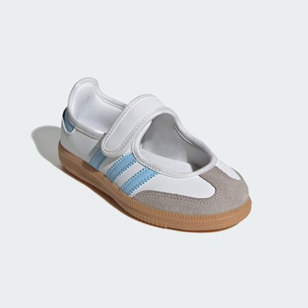 ADIDAS ORIGINALS samba SAMBA JANE BLANC/BLEU CADET