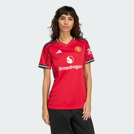 ADIDAS PERFORMANCE Maillot Manchester United Domicile 25/26 Mufc Red FEMME